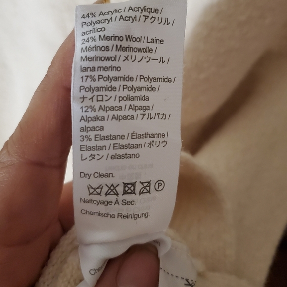 J Crew Stretch-wool V-neck tunic sweater Size S - Picture 8 of 8